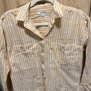 MADEWELL Striped Button-Up Shirt